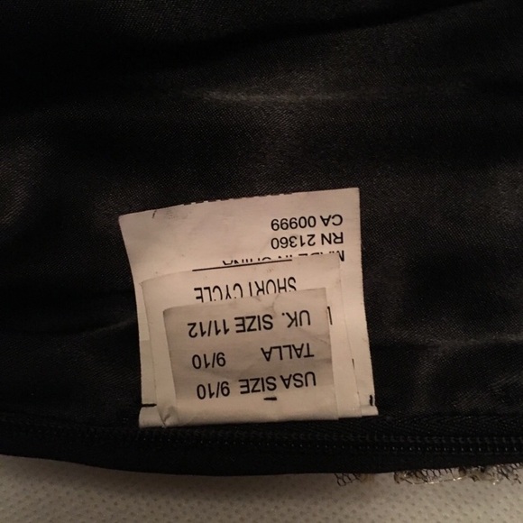 Black and Gold Prom Dress - Picture 4 of 5